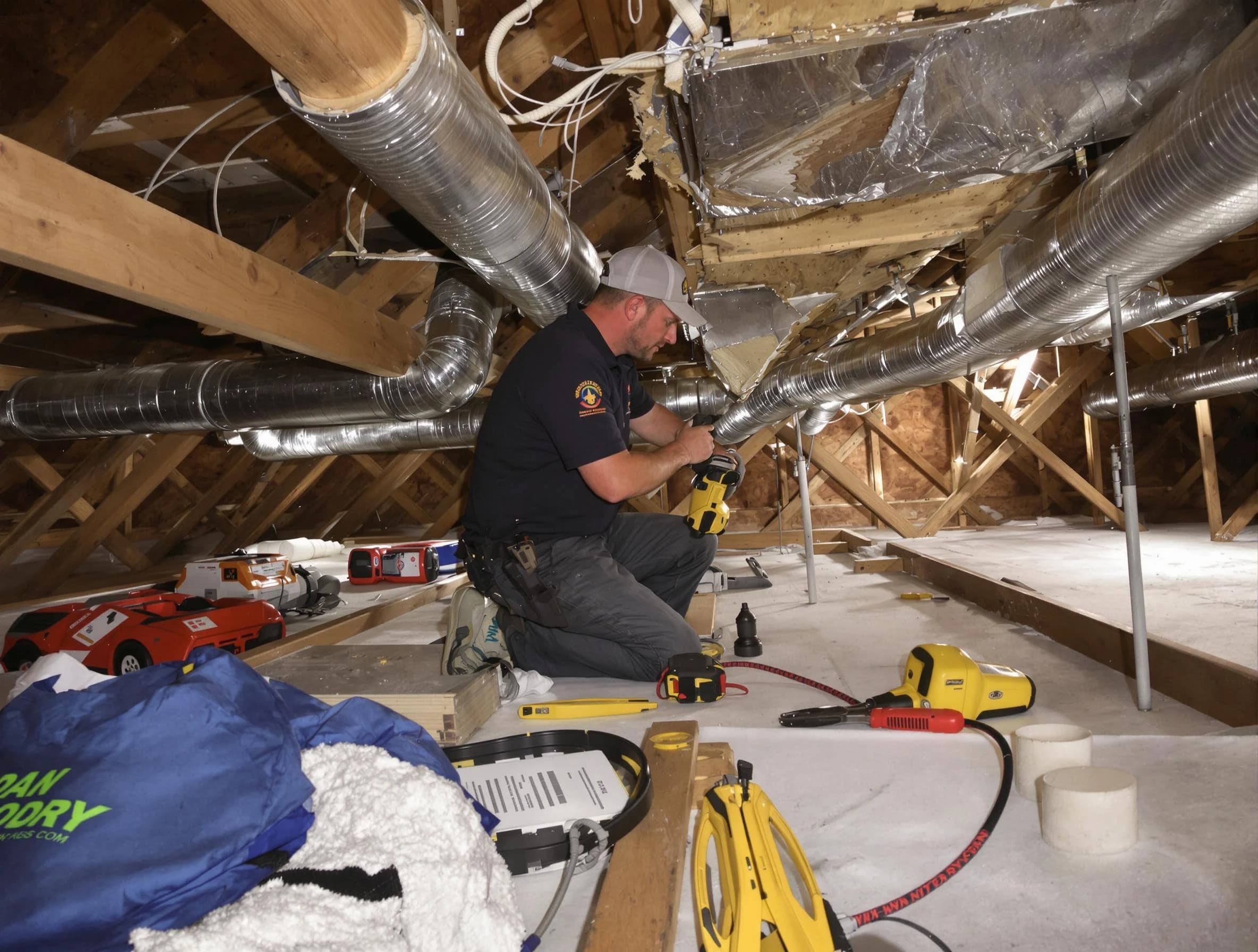 Professional air duct repair by Buffalo Air Duct Cleaning in Buffalo
