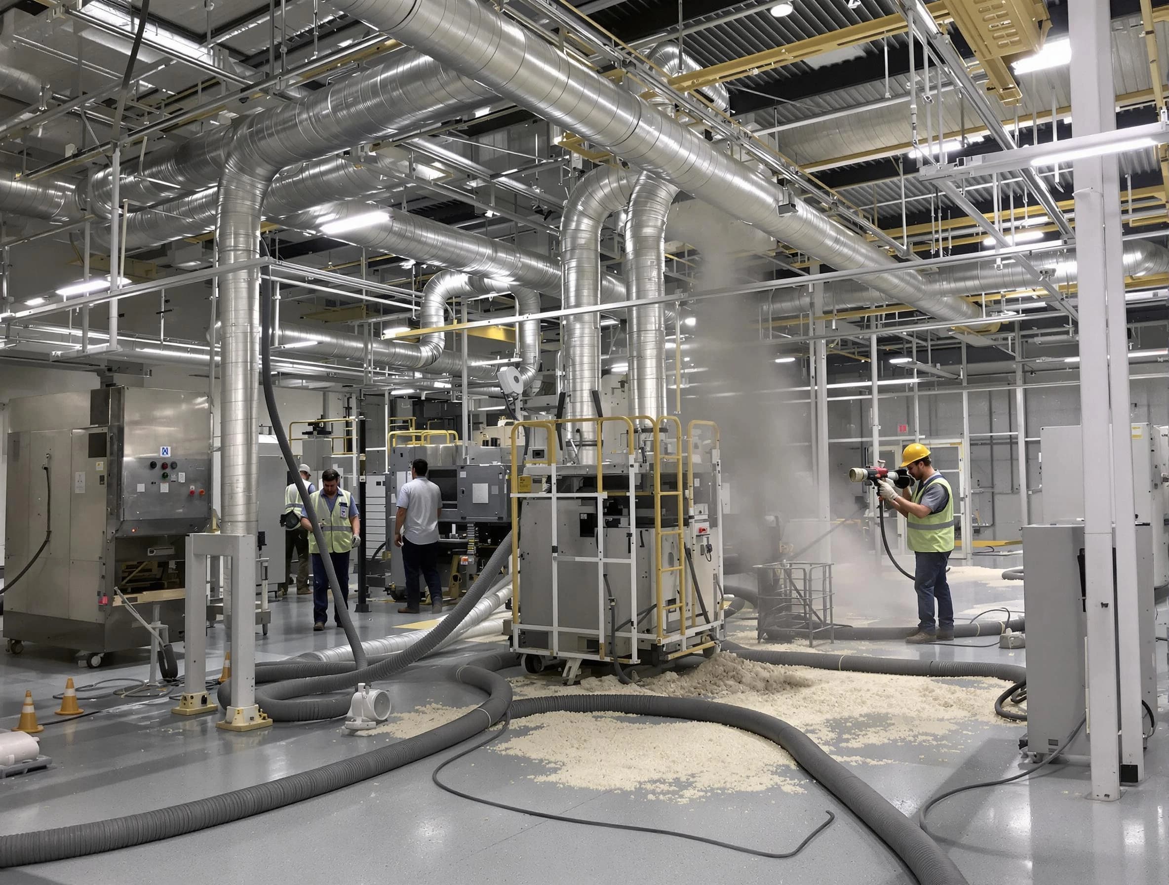 Heavy-duty industrial duct cleaning by Buffalo Air Duct Cleaning in Buffalo