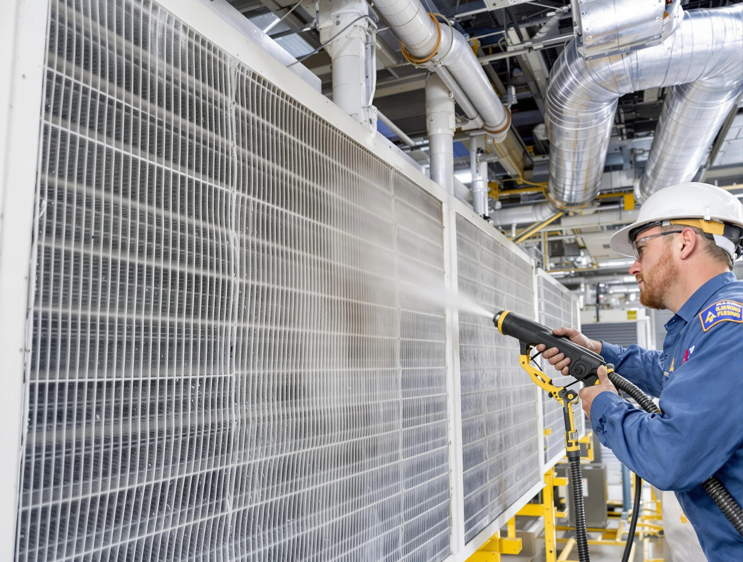 Professional commercial coil cleaning by Buffalo Air Duct Cleaning in Buffalo